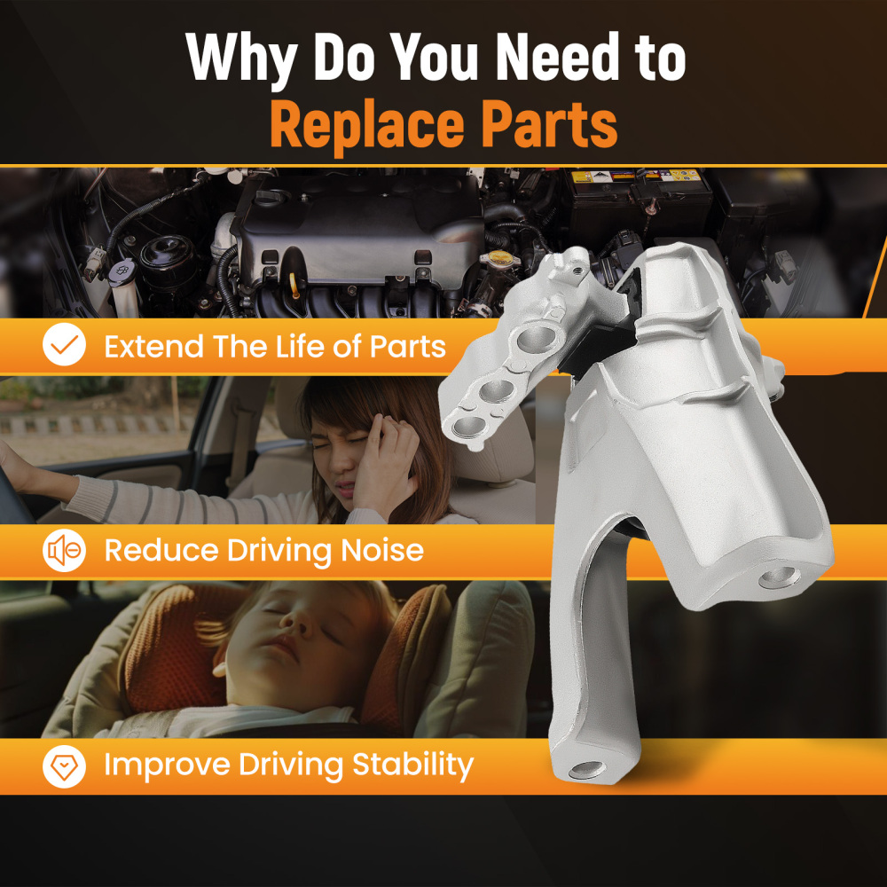 Right Engine Motor Mount compatible for Honda Civic 2016-2020 1.5L/ 2.0L A45004 EM-7308