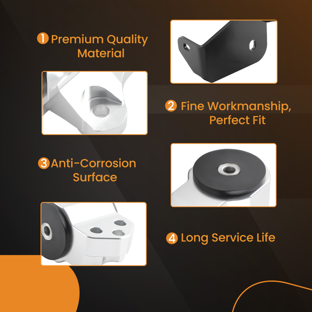 Billet 3 Bolt Engine Swap Mount Kit compatible for Honda Civic EK B/D Series 1996 1997-2000