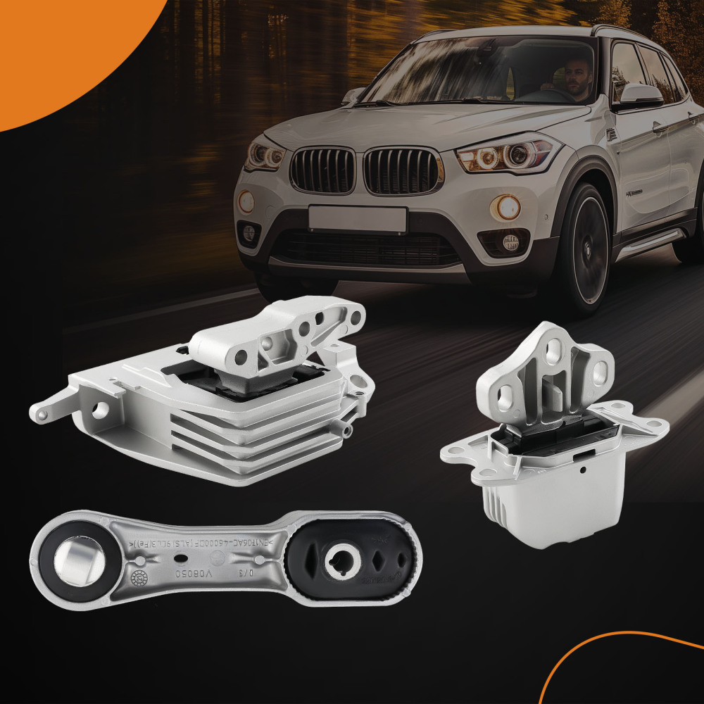 EngineTrans Mount 3pcs compatible for BMW X1 X2 compatible for Mini Cooper Clubman 1.5L 2.0L 2014-2021