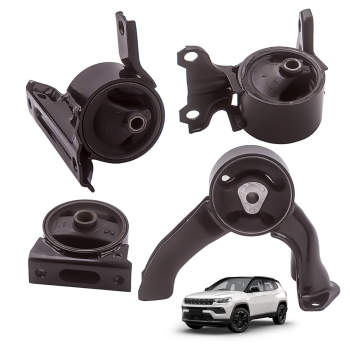 Engine Motor MountTrans Mount x4 compatible for Jeep Compass (MK) L4 2.4L 2.0L 07-16