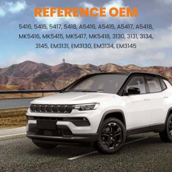 Engine Motor MountTrans Mount x4 compatible for Jeep Compass (MK) L4 2.4L 2.0L 07-16