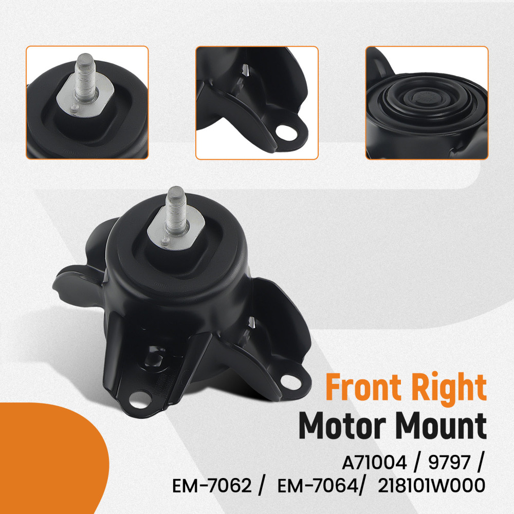 3 Pcs Engine Motor & Trans Mount Set compatible for Kia Forte Koup 1.6L 2014-2016 w/ Auto