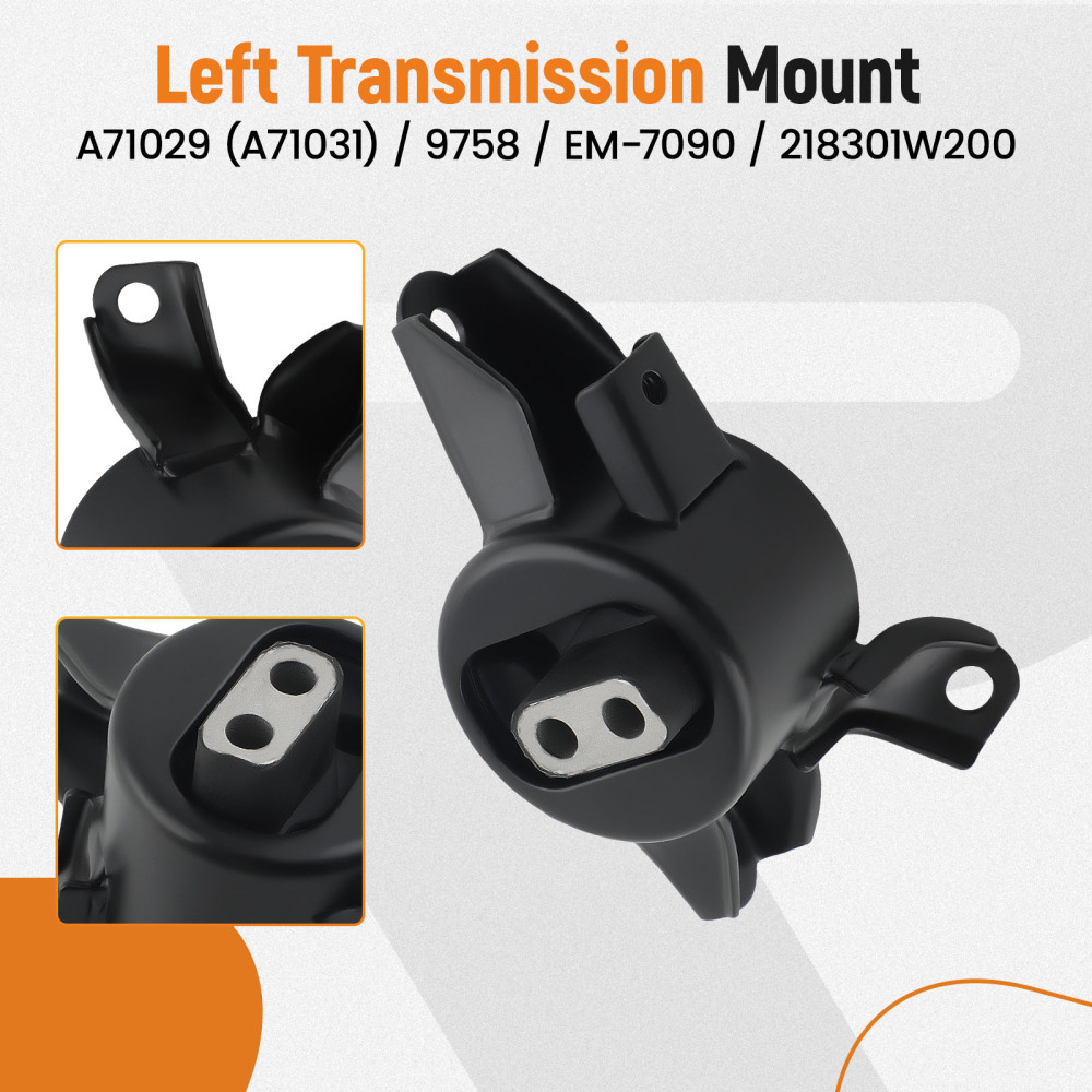 3 Pcs Engine Motor & Trans Mount Set compatible for Kia Forte Koup 1.6L 2014-2016 w/ Auto