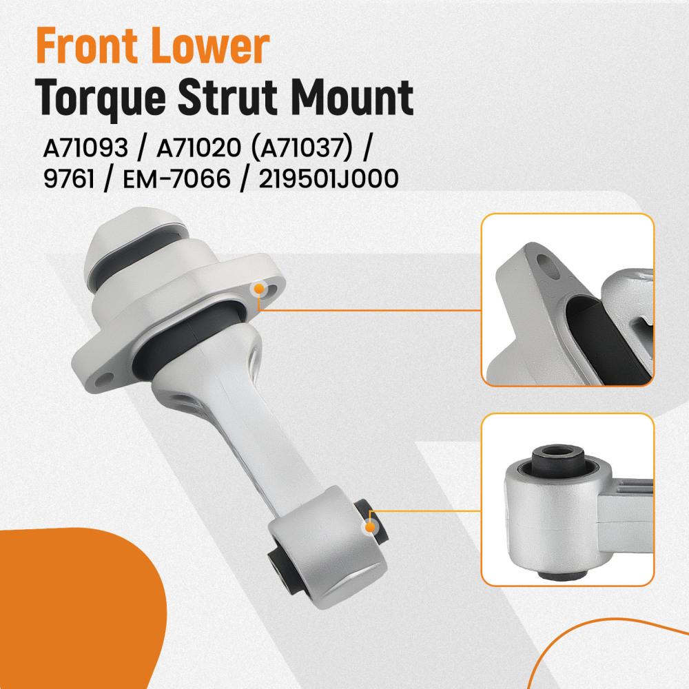 3 Pcs Engine Motor & Trans Mount Set compatible for Kia Forte Koup 1.6L 2014-2016 w/ Auto