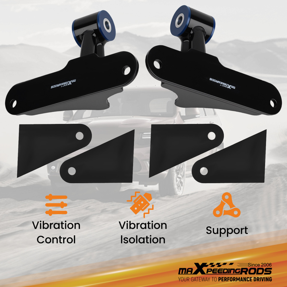 2PCS Engine Swap Motor MountS compatible for Ford SBF Small Block 289 302 351W Returned