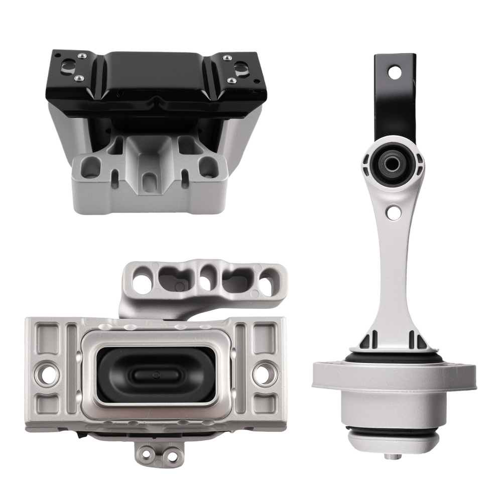 3Pcs Supports de moteur compatible pour Audi A3 8L1 compatible pour VW Golf 4 Skoda Seat 1.8T 1.9TDI 2.0
