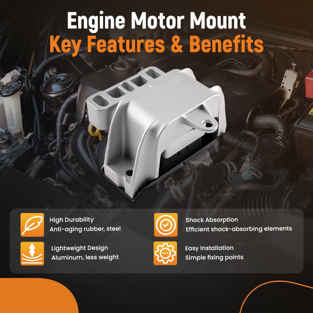 3x Supporto motore compatibile per Audi A3 8L1 compatibile per VW Golf 4 Skoda Seat 1.8T 1.9TDI 1J0199555AJ