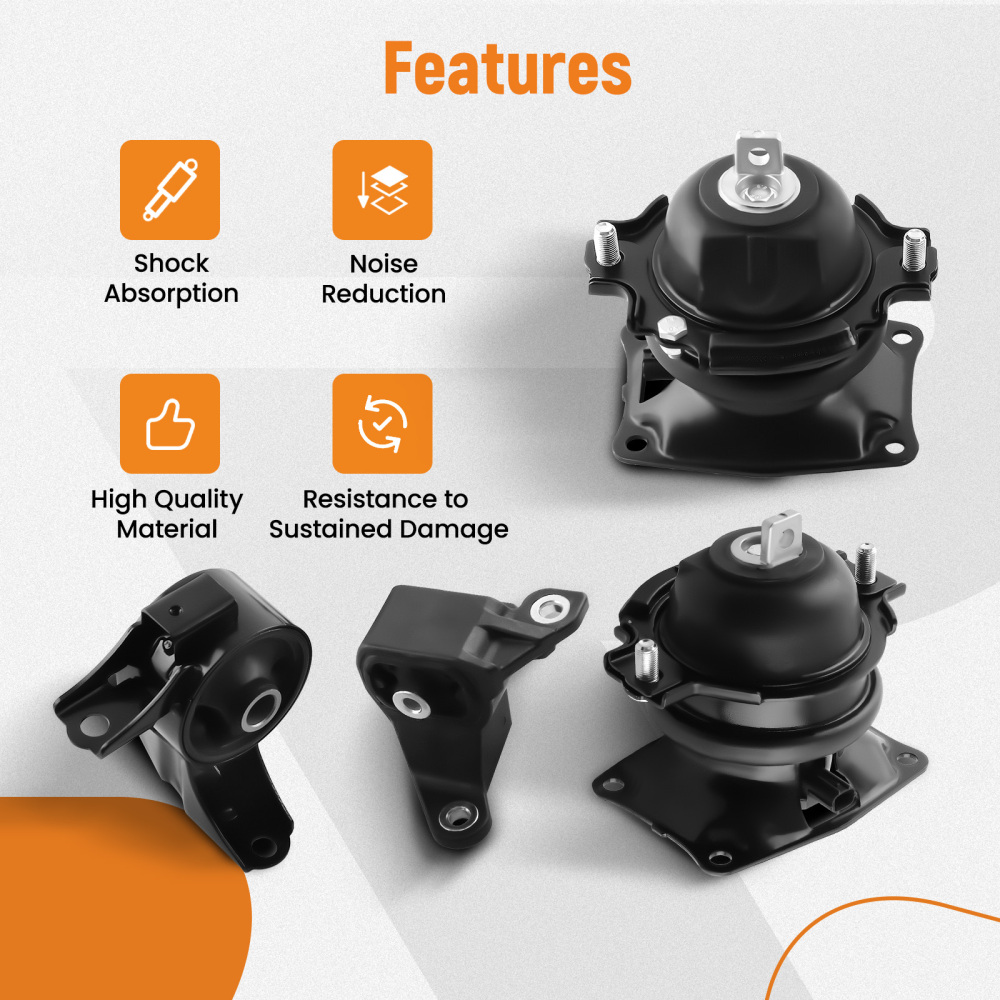 4x EngineTrans Mount compatible for Honda Odyssey 3.5L V6 2011 2012 2013-2017 Auto Trans