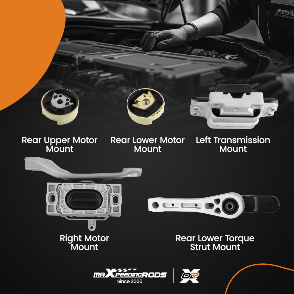 Engine Mount for VW Beetle 12-19 Jetta 05-18 Passat 12-19 2.5 L5 1K0199555AK