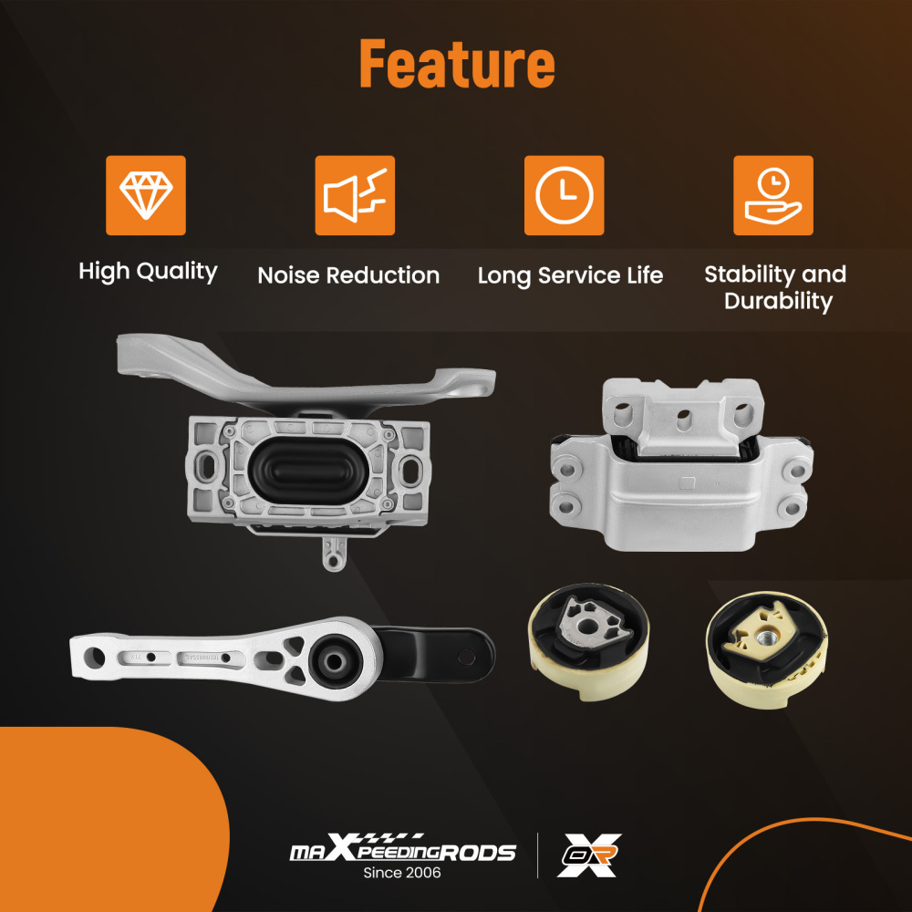 Engine Mount for VW Beetle 12-19 Jetta 05-18 Passat 12-19 2.5 L5 1K0199555AK