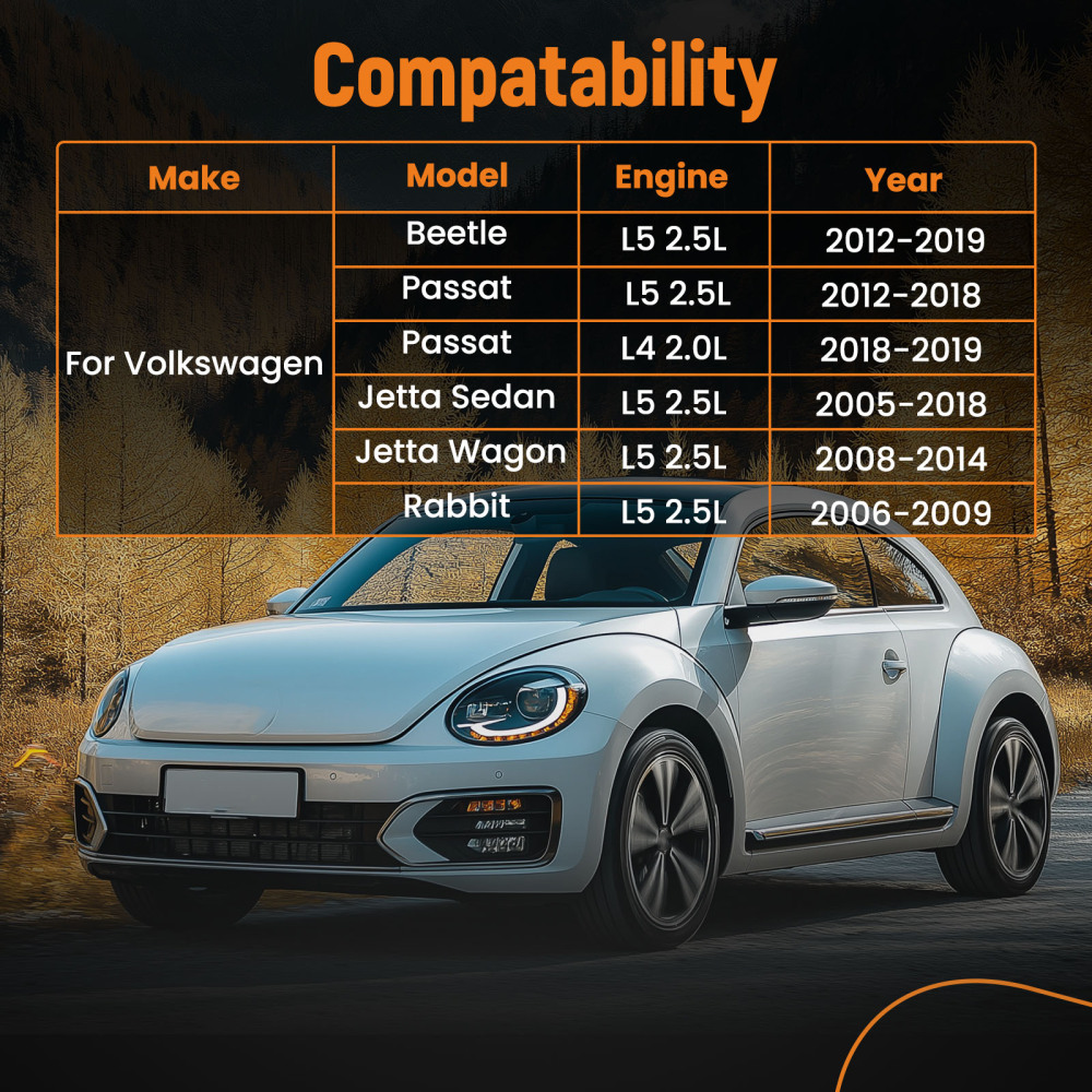 Supporto Motore Motore compatibile per VW Jetta Sedan L5-2.5L 05-18 Wagon L5-2.5L 08-14