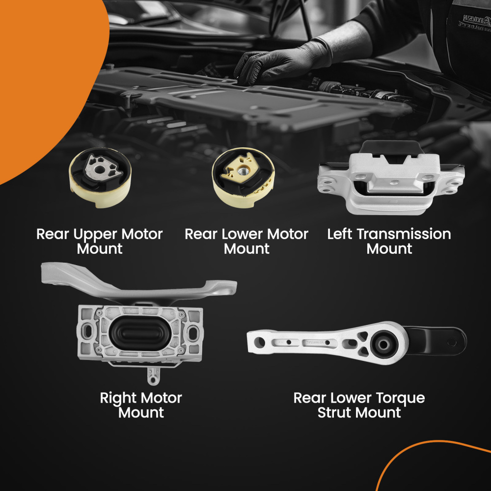 Supporto Motore Motore compatibile per VW Jetta Sedan L5-2.5L 05-18 Wagon L5-2.5L 08-14