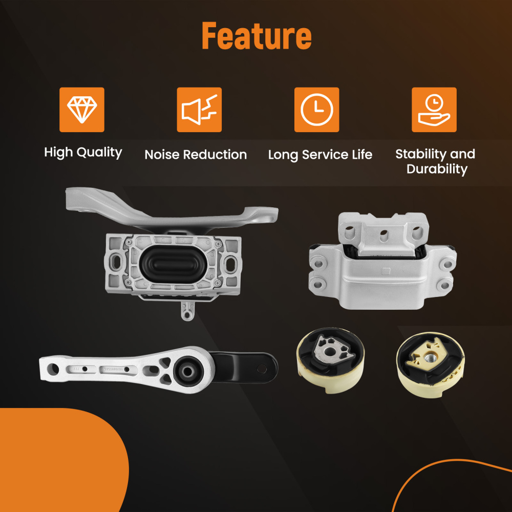 Supporto Motore Motore compatibile per VW Jetta Sedan L5-2.5L 05-18 Wagon L5-2.5L 08-14