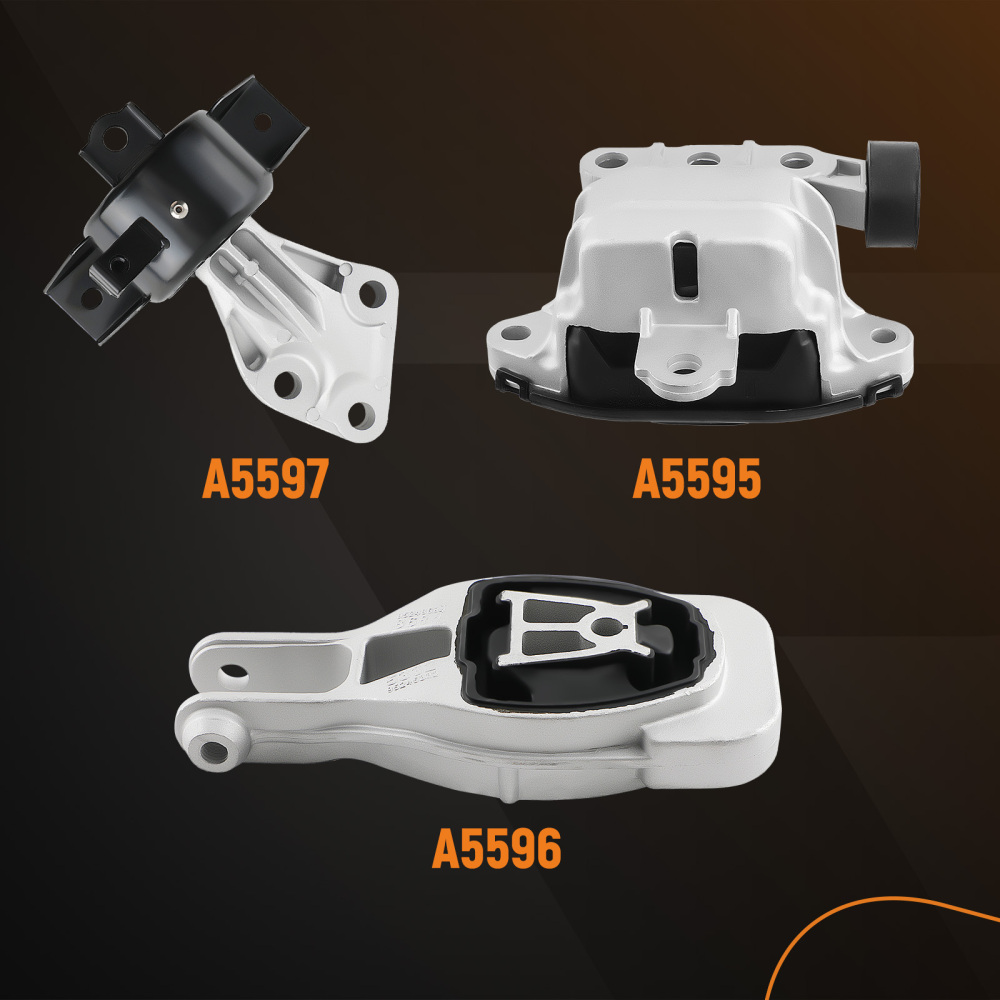 3x Engine MotorTransmission Mount Set compatible for Chevrolet Sonic 1.8L 2013-2016 3386