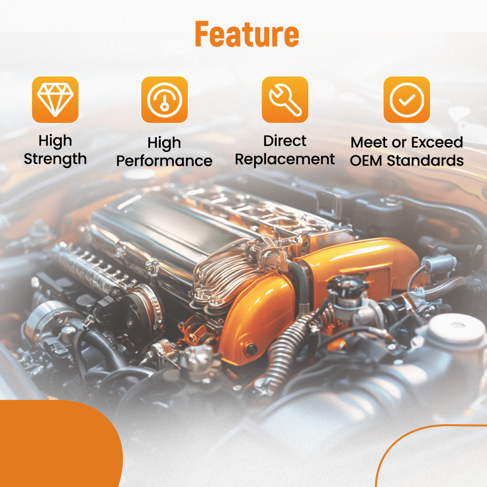 4x Engine Motor Mount compatible for Subaru Impreza STI 2002-2014 EJ20/EJ25 engines