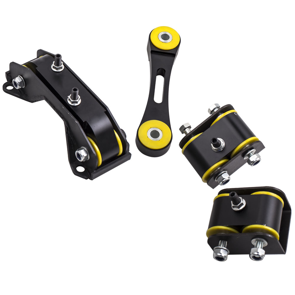 4x Engine Trans Motor Mount Pitch Mount compatible for Subaru Impreza 93-12 Legacy GT 05-11-image-EM-SUBIMP-9315-LC