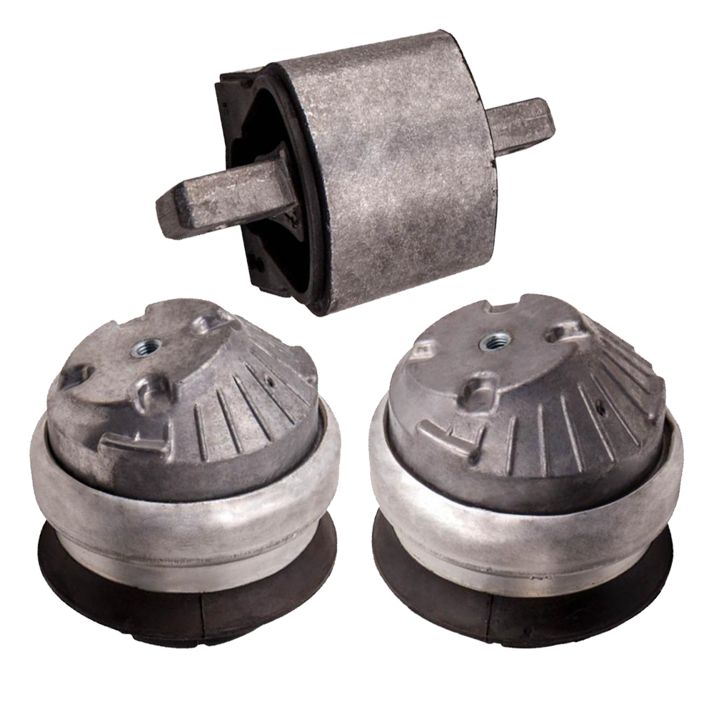 3 Piece Set Hydraulic EngineTransmission Mount compatible for Mercedes Benz C230 C240