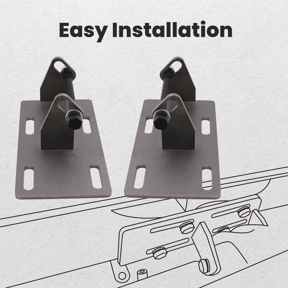Engine Mount Adapter Plates Swap Kit compatible for Chevrolet C10 LSx LS1 LS2 LQ9 1975-1987