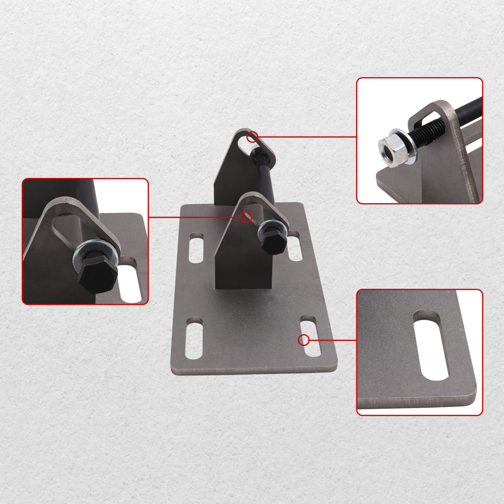 Engine Mount Adapter Plates Swap Kit compatible for Chevrolet C10 LSx LS1 LS2 LQ9 1975-1987