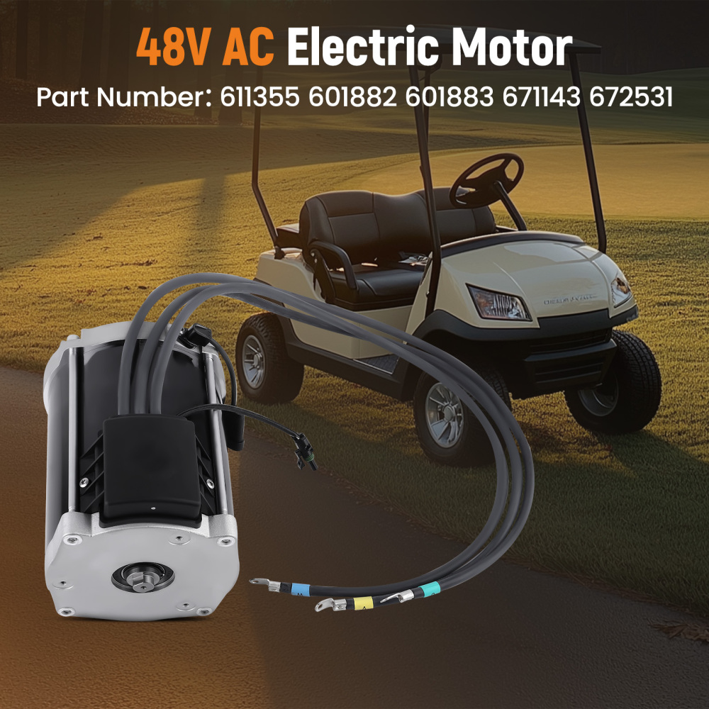 Compatible for AC Electric Motor For E-Z-GO RXV 2FIVE 48V 2008-2015 compatible for Cushman LSV 800 611355