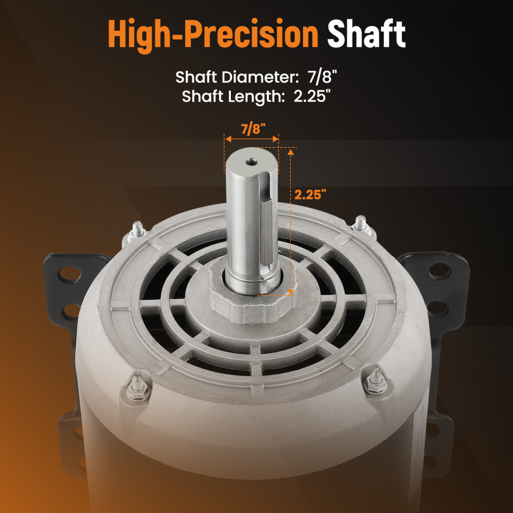 5HP Electric Motor Compressor 3450RPM 184TZ 7/8“ Shaft Keyed shaft 230V 54421193