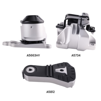 Engine Mount Assembly compatible for Ford Explorer Police 3.7 16-19 FB5Z-6068-D FB5Z-6038-B