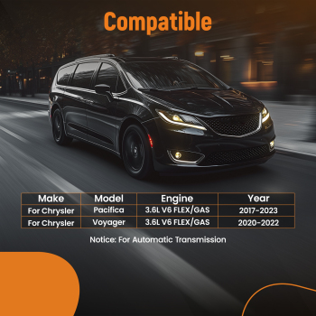 4pcs MotorTrans Mount compatible for Chrysler Pacifica 2017-2023 3.6L V6 A20070 A20025