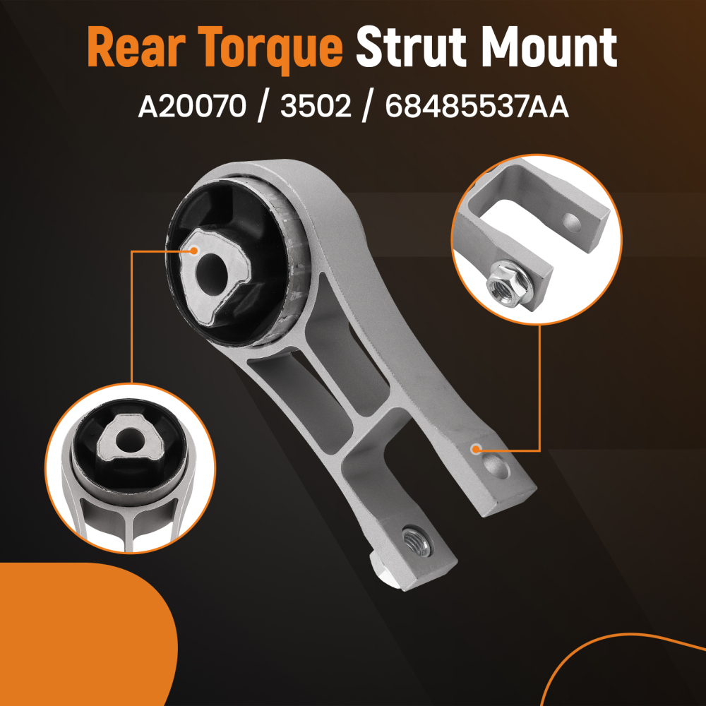 4pcs MotorTrans Mount compatible for Chrysler Pacifica 2017-2023 3.6L V6 A20070 A20025