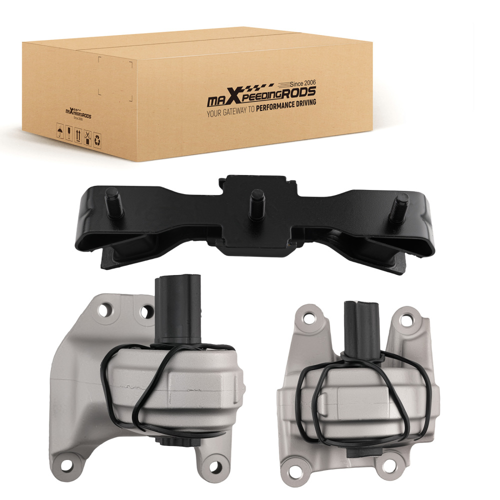 Engine Motor Mount Kit compatible for Jeep Wrangler JL V6 3.6L 2018-2020 Auto Trans 3PCS