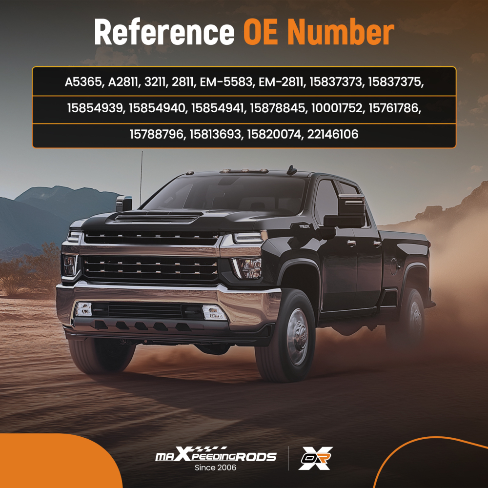 3PC EngineTrans Mount compatible for GMC Sierra 1500 6.2L 2008-2013 A5365 EM-2811