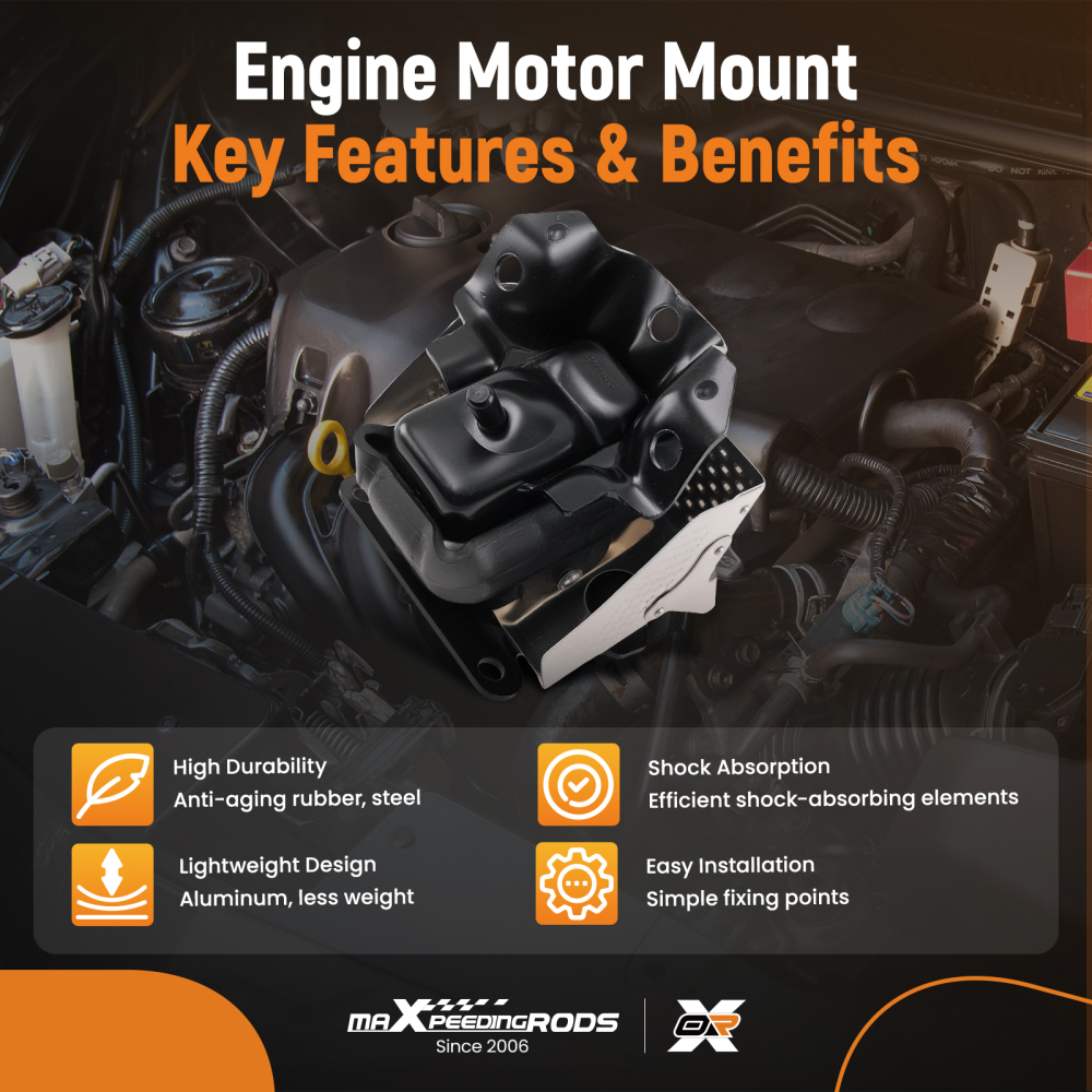 3PC EngineTrans Mount compatible for GMC Sierra 1500 6.2L 2008-2013 A5365 EM-2811