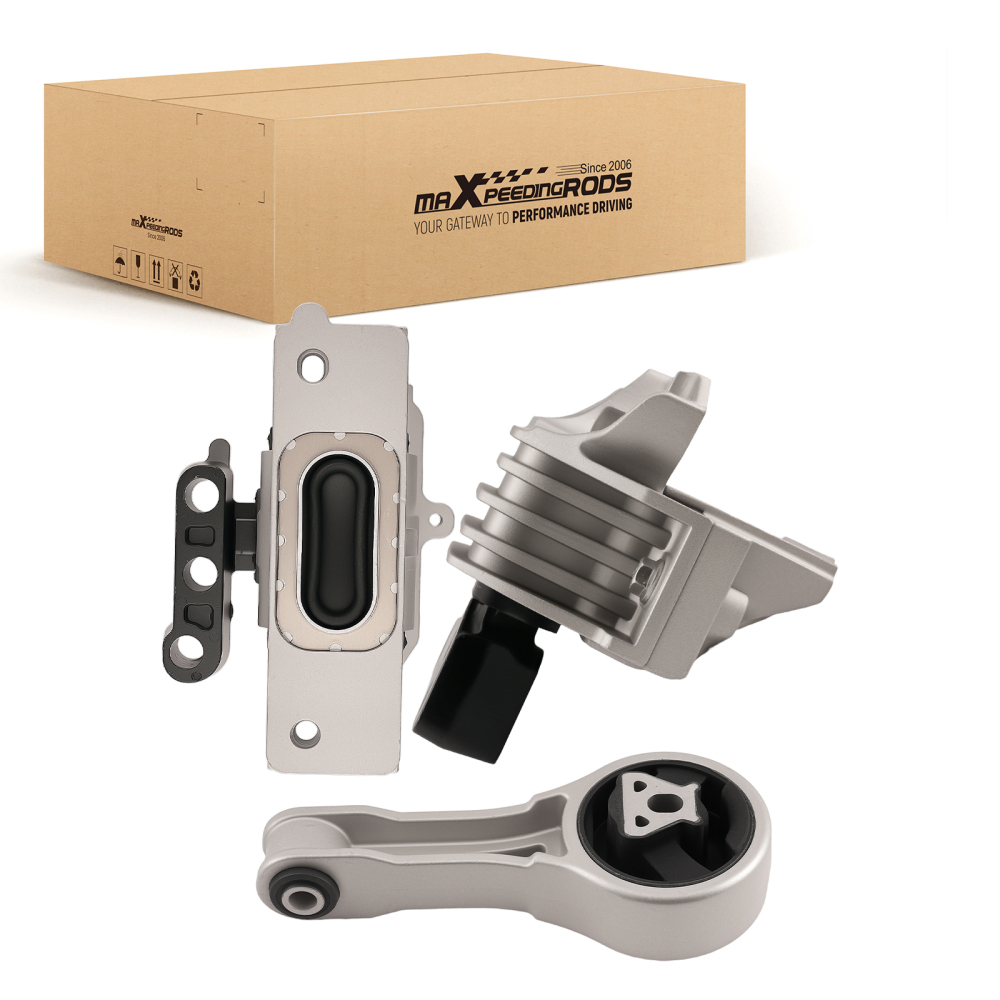 3Pcs Engine MotorTransmission Mount Kit compatible for Dodge Journey L4 2.4L 2011-2018