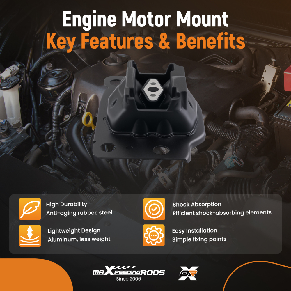 3PCS Engine Mount Set compatible for Ford Fusion 4-Door 2.5L 2013-2016 6G9Z6068A DG9Z6038H