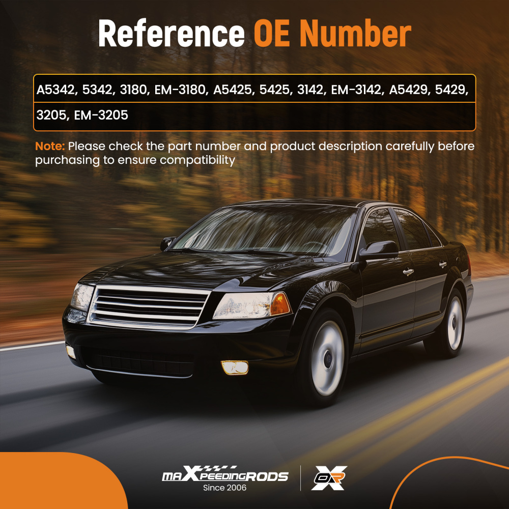 3Pcs Engine MountTrans Mount compatible for Ford Taurus 3.5L A5342 A5425 A5429 5342 5425