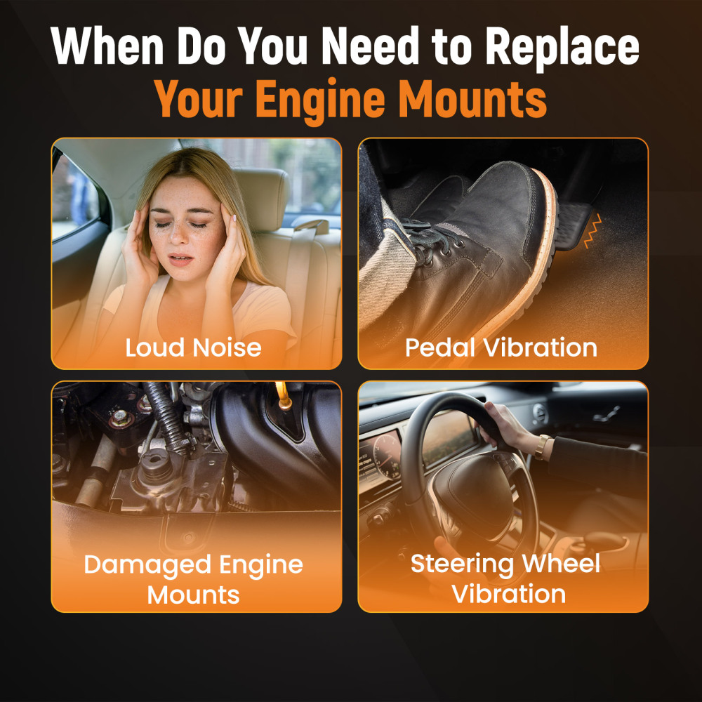 Engine Motor Trans Mount 4pcs compatible for Nissan Altima 2007-2016 2.5L Auto CVT A4339