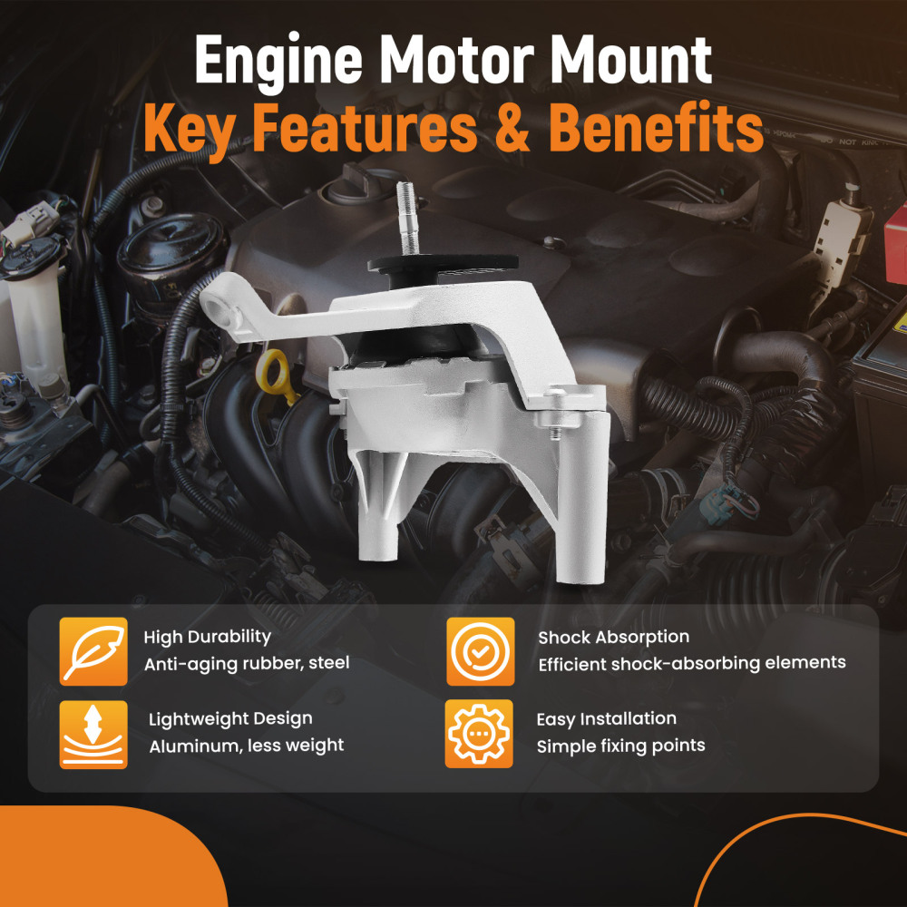 Engine Motor Trans Mount 4pcs compatible for Nissan Altima 2007-2016 2.5L Auto CVT A4339