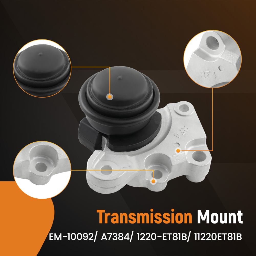 Engine MountTrans Mount 4pcs compatible for Nissan Rogue compatible for FWD 2.5L 2008-2015 A4351 A4352