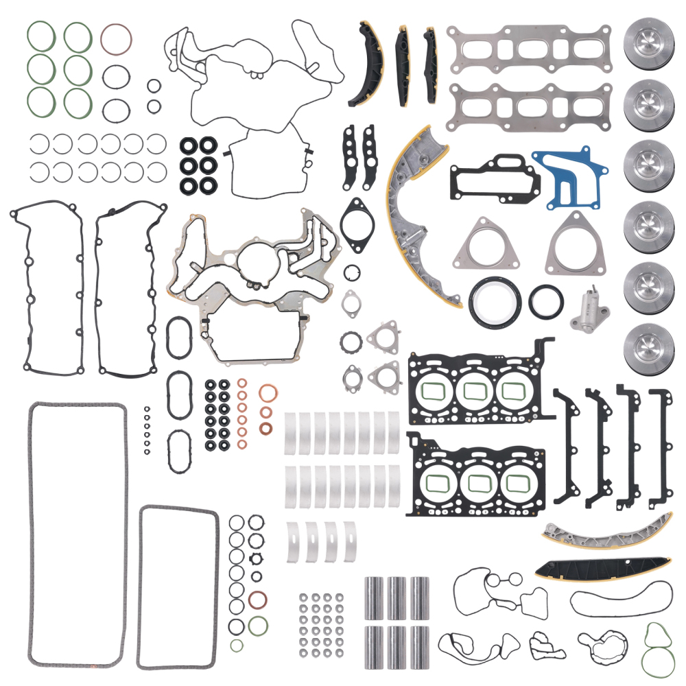 Engine Overhaul Rebuild Kit compatible for Audi A4 A5 A6 A7 A8 Q5 Q7 3.0L V6 TDI 2011-2018