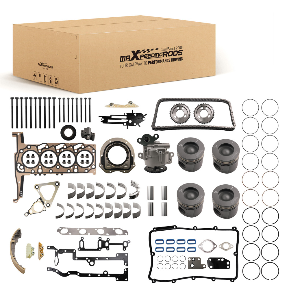 Engine Overhaul Kit compatible for Ford Ranger 2.2 TDCi 4x4 Gaskets Timing Chain Pump