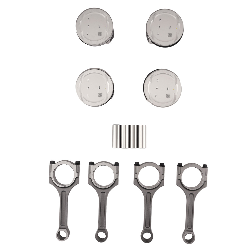 4Pcs Piston Connecting Rod compatible for Hyundai Sonata Tucson 2.4L 2011-2019 New