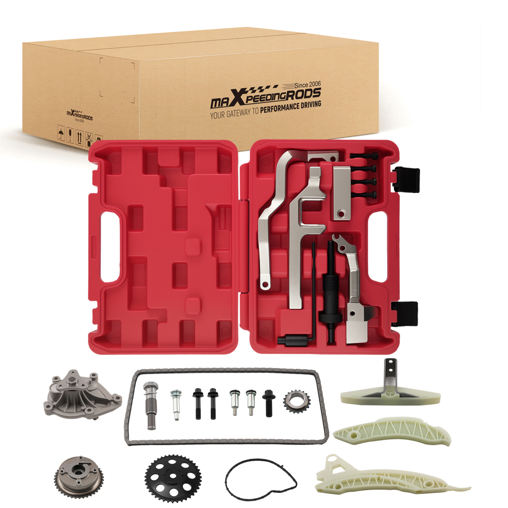 Camshaft Chain Kit compatible for Mini Cooper N14B16C 2007-2012 11317598956 w/ Compatible for Case