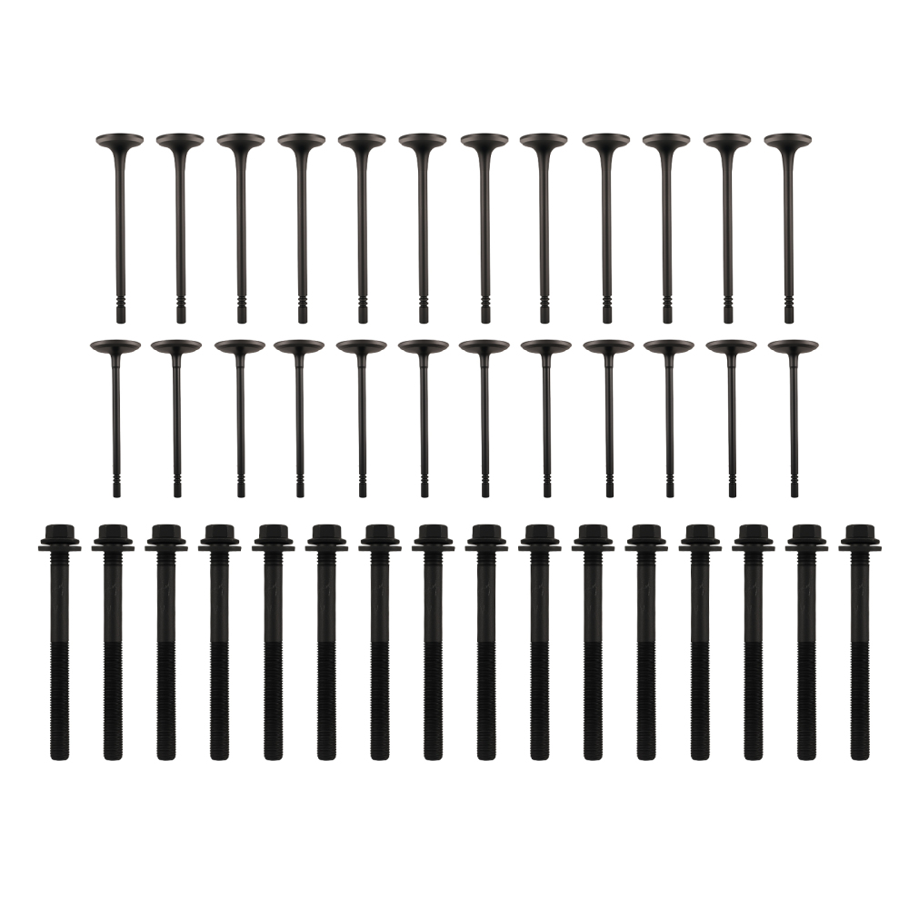 Engine Rebuild Kit: Rods+Pistons+Bearings+Valves compatible for Chrysler 200 3.6L V6 11-16