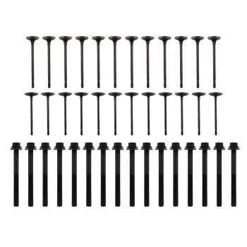 Engine Rebuild Kit: Rods+Pistons+Bearings+Valves compatible for Chrysler 200 3.6L V6 11-16