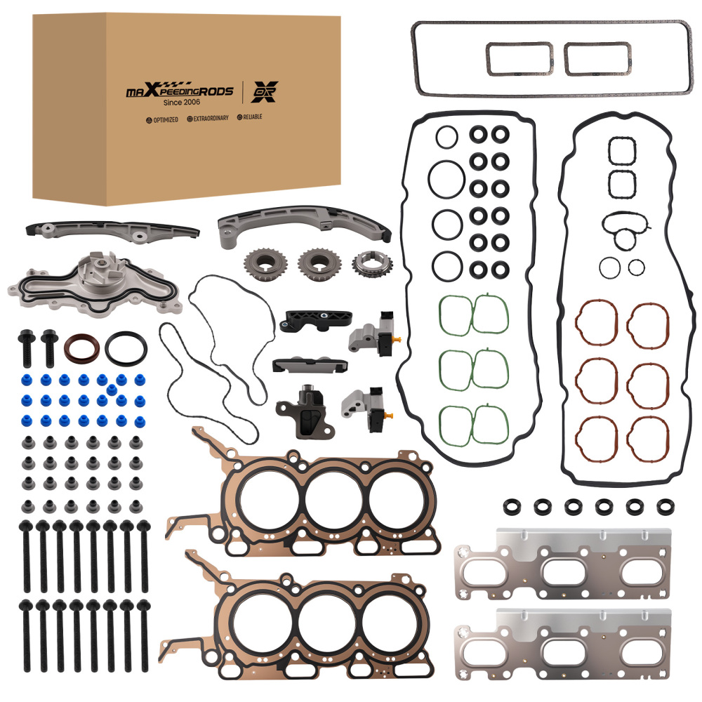 Head GasketTiming Chain Kit compatible for Ford Edge/Flex/Taurus 3.5L 2007-2012 MLS