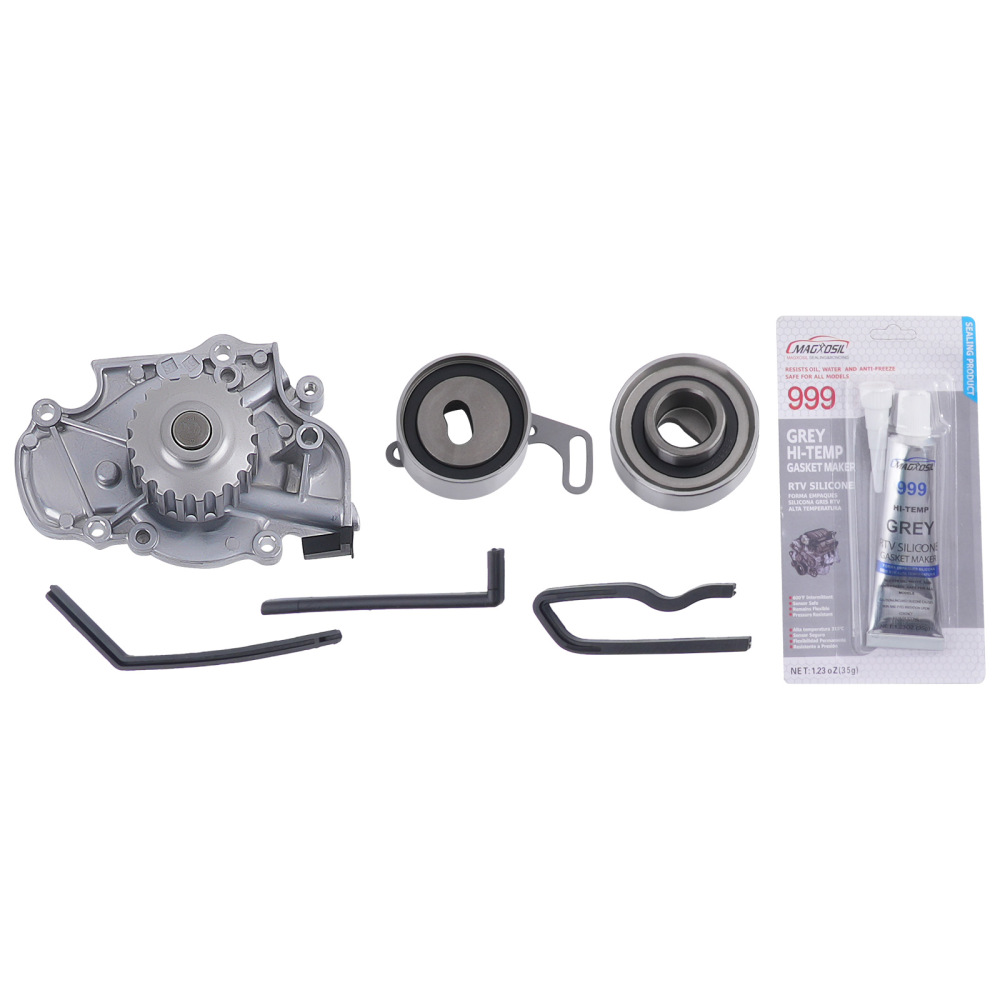 Head Gasket Set Timing Belt Kit Water Pump For 98-02 compatible for Acura Honda 2.3L SOHC 16V