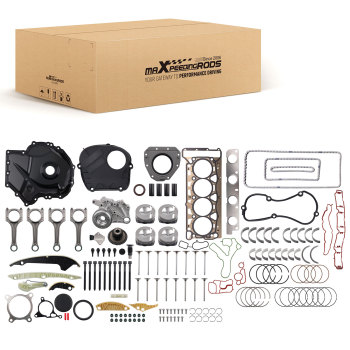 Engine Rebuild Overhaul Pistons Valves Seals Kit compatible for VW Audi 2.0 TFSI 82.5mm