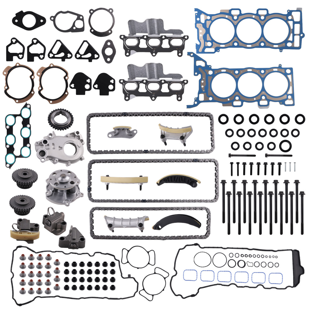 9-0753S Timing Chain Kit With Oil Water Pump compatible for Chevy GMC Buick 3.6L 2009-2016