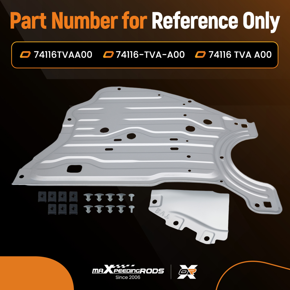 Aluminum Engine Cover compatible for Honda Accord 2.0L 2018-2022 74116-TVA-A00