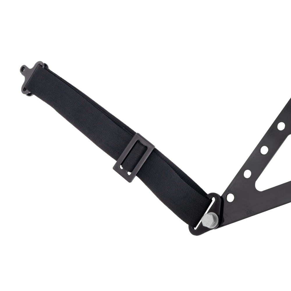 Universal Engine Lift 4 Point Kit 1200lb Steel Bracket Straps Powdercoated