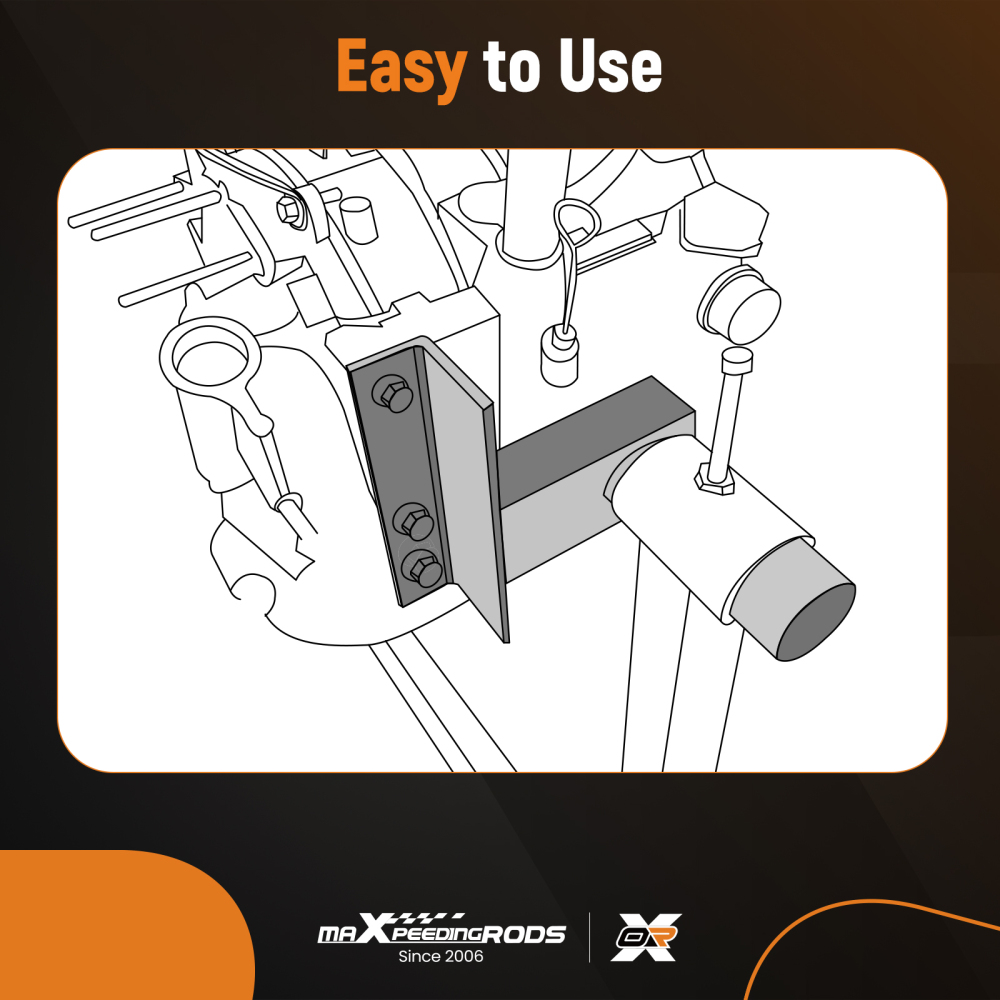 Rotary Engine Stand Adapter compatible for Mazda 12A 13B RX-8 2 3/8 Mounting Head Engine